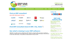 Desktop Screenshot of erpvar.com